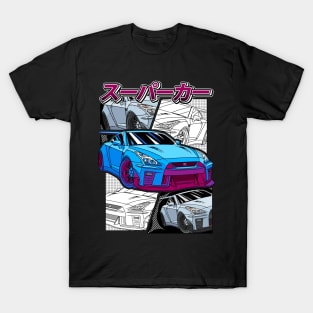 JDM GT-R Nippon Street Racing Car T-Shirt